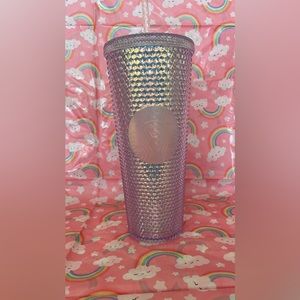 Starbucks iridescent spiked 24oz Tumblr